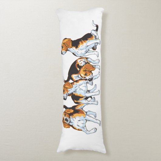 Coussins Longs Hound beagle (devant Vertical)