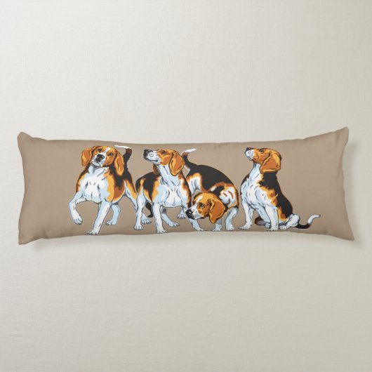 Coussins Longs Hound beagle (Dos)