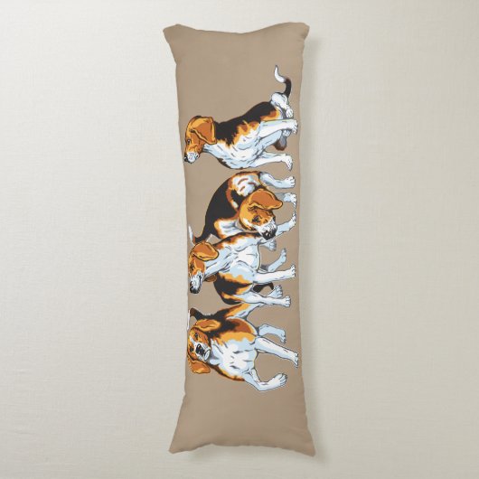 Coussins Longs Hound beagle (Devant (Vertical))