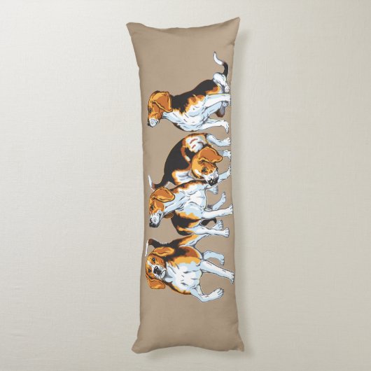 Coussins Longs Hound beagle (Dos (Vertical))