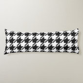 Coussins Longs Houndstooth BW Big Motif (Devant)