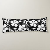 COUSSINS LONGS HULA HAWAIEN (HIBISCUS) NOIR (Dos)