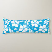 COUSSINS LONGS HULA HAWAIENNE (HIBISCUS) BLEU (Devant)