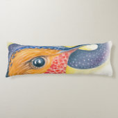 Coussins Longs Hummingbird Stars Galaxy Aquarelle (Devant)