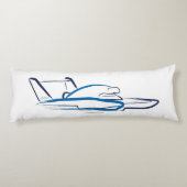 Coussins Longs Hydroplane 01 Bleu (Dos)