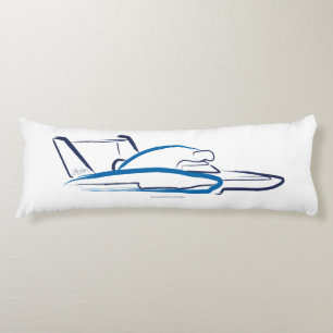Coussins Longs Hydroplane 01 Bleu