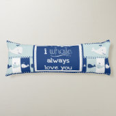Coussins Longs I de baleine amour toujours vous (Devant)