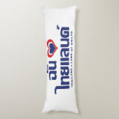 Coussins Longs I Heart (Love) Thaïlande ♥ Langage thaï Script (Devant (Vertical))