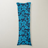 Coussins Longs ÎLE PLUMERIA (Bleu x 2) (Devant (Vertical))