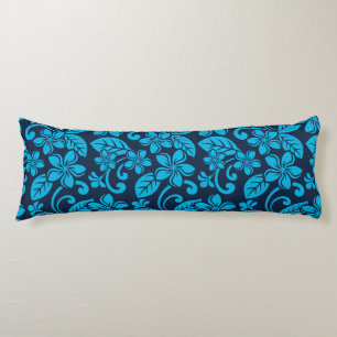 Coussins Longs ÎLE PLUMERIA (Bleu x 2)