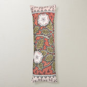 Coussins Longs Illustration d'art de rose sauvage Fleur Vintage (Dos (Vertical))