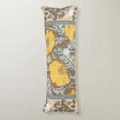 Coussins Longs illustration d'art pavot fleur jaune (Devant (Vertical))