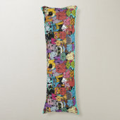 Coussins Longs Illustration de chats amusants couleur personnalis (Devant (Vertical))