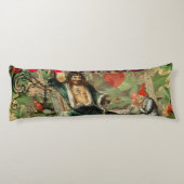 Coussins Longs Illustration de l'esprit de Noël présent Scrooge (Dos)