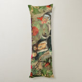 Coussins Longs Illustration de l'esprit de Noël présent Scrooge (Dos (Vertical))