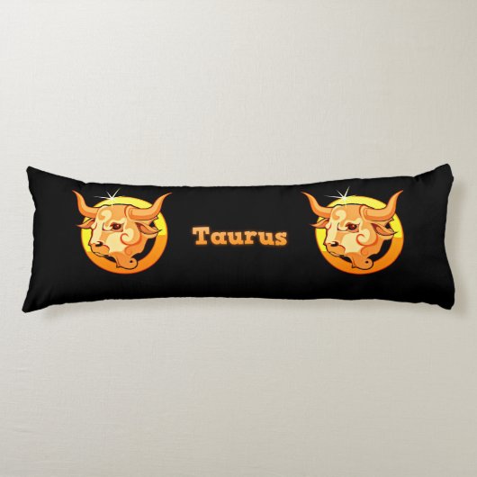 Coussins Longs Illustration de Taureau (Devant)