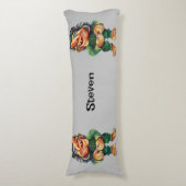 Coussins Longs Illustration de troll drôle scandinave aquarelle (Devant (Vertical))
