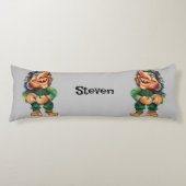Coussins Longs Illustration de troll drôle scandinave aquarelle (Devant)