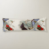 Coussins Longs Illustration Scientifique Botanique de Papillon de (Dos)