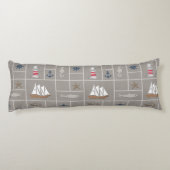 Coussins Longs Illustration thématique marine (Dos)