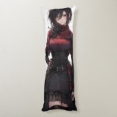 Coussins Longs Imaginaire Anime Jolie fille (Dos (Vertical))