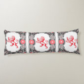 Coussins Longs Imaginaire Heraldry Lion Frame sur (Dos)