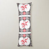 Coussins Longs Imaginaire Heraldry Lion Frame sur (Dos (Vertical))