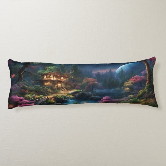 Coussins Longs Imaginaire Maison et jardin (Dos)