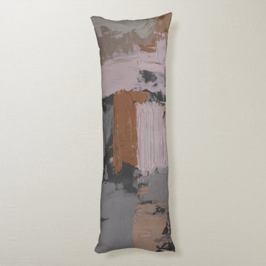 Coussins Longs Impasto Abstrait I (Dos (Vertical))