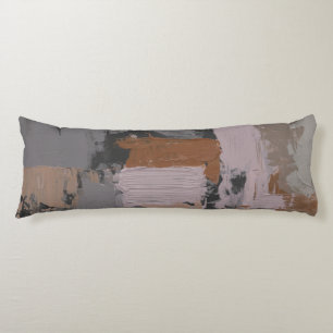Coussins Longs Impasto Abstrait I