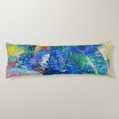 Coussins Longs Impression Abstraite dynamique (Dos)