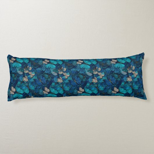 Coussins Longs Impression camouflage papillon Déco de vie florale (Dos)