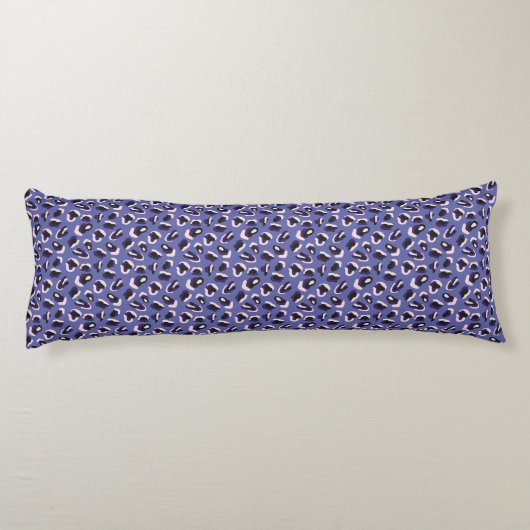 Coussins Longs Impression d'animal abstrait violet (Dos)