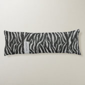 Coussins Longs Impression d'animal monochrome et nom (Dos)