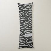 Coussins Longs Impression d'animal monochrome et nom (Dos (Vertical))
