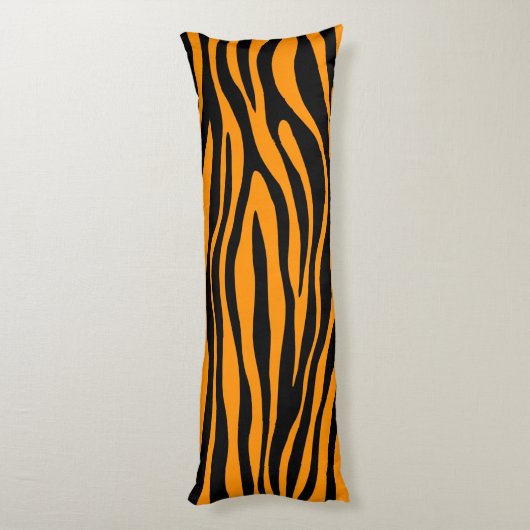 Coussins Longs Impression de la Zèbre orange Princeton (Dos (Vertical))
