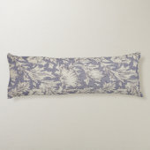 Coussins Longs Impression de papier peint Horn Poppy de William M (Dos)