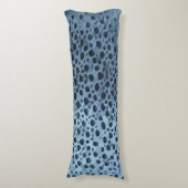 Coussins Longs Impression de poisson bleu et noir (Devant (Vertical))