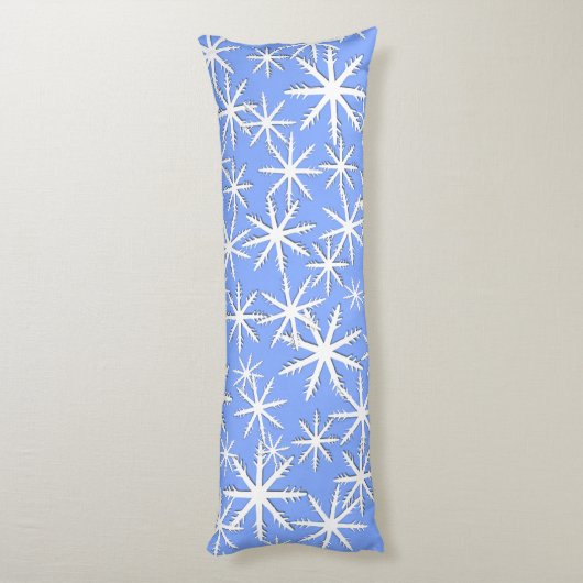 Coussins Longs Impression de snowflacon (Dos (Vertical))