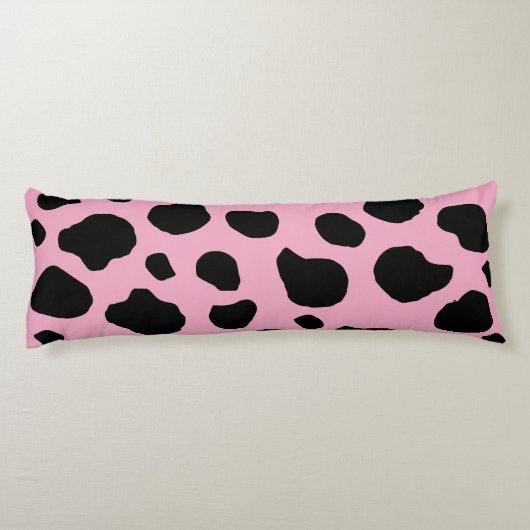 Coussins Longs Impression de vache, Motif de vache, Spots de vach (Dos)