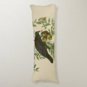 Coussins Longs Impression d'oiseau Grackle Violet d'Audubon Botan (Devant (Vertical))