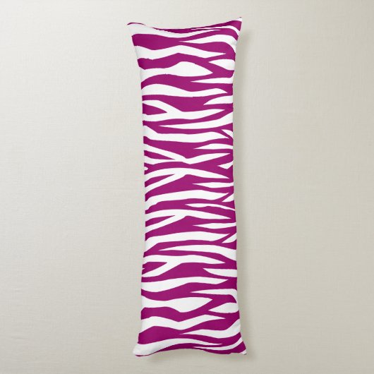 Coussins Longs Impression Magenta Zebra (Dos (Vertical))
