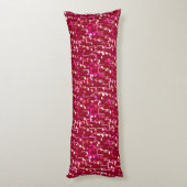 Coussins Longs Impression musicale - bordeaux, multi (Dos (Vertical))