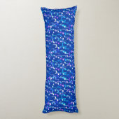 Coussins Longs Impression musicale - indigo blue, multi (Dos (Vertical))