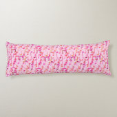 Coussins Longs Impression musicale - rose, multi (Dos)