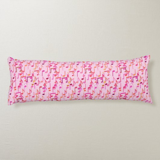 Coussins Longs Impression musicale - rose, multi (Dos)