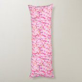 Coussins Longs Impression musicale - rose, multi (Dos (Vertical))