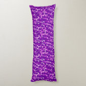 Coussins Longs Impression musicale - violet violet, multi (Dos (Vertical))