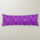 Coussins Longs Impression musicale - violet violet, multi (Devant)