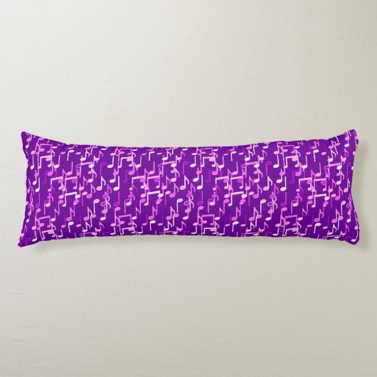 Coussins Longs Impression musicale - violet violet, multi (Devant)